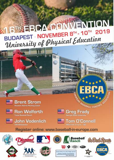 Pre-registration for the 16th EBCA Convention 2019 is now open